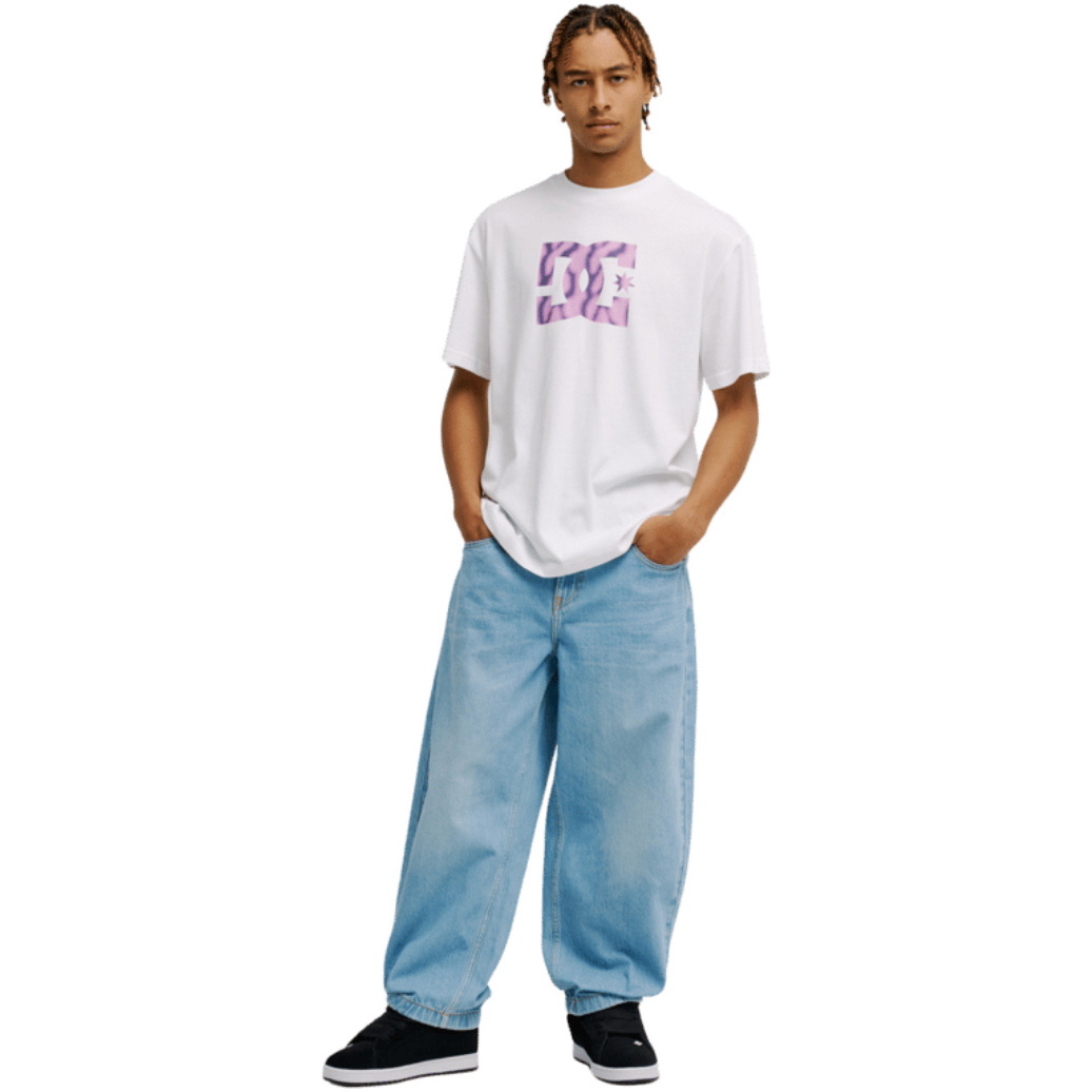 2026 DC Shoes Mens DC Star Filled T-Shirt EDYZT04503 - White